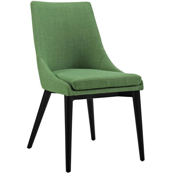Modway Furniture 34 H x 19 W x 23.5 L in. Viscount Fabric Dining Chair, Green - EEI-2227-GRN