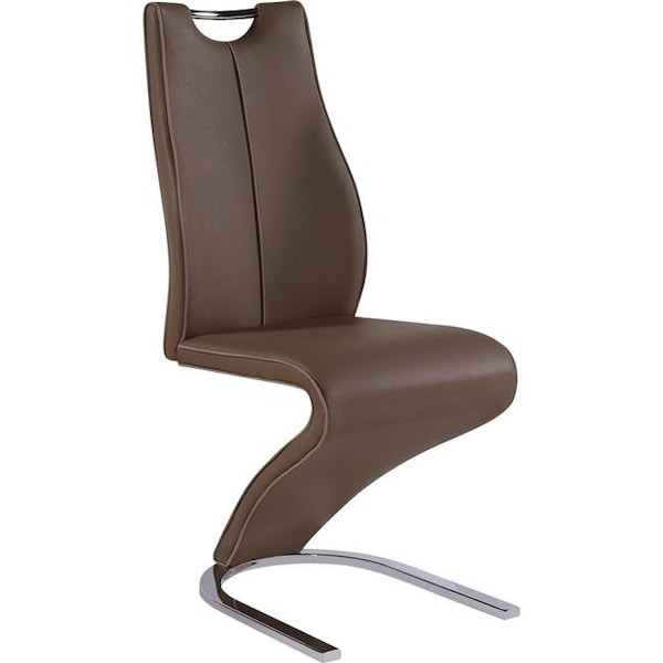 Global Furniture Usa Global Furniture USA D4126NDC Dining Chair with Capp Trim; Brown - D4126NDC