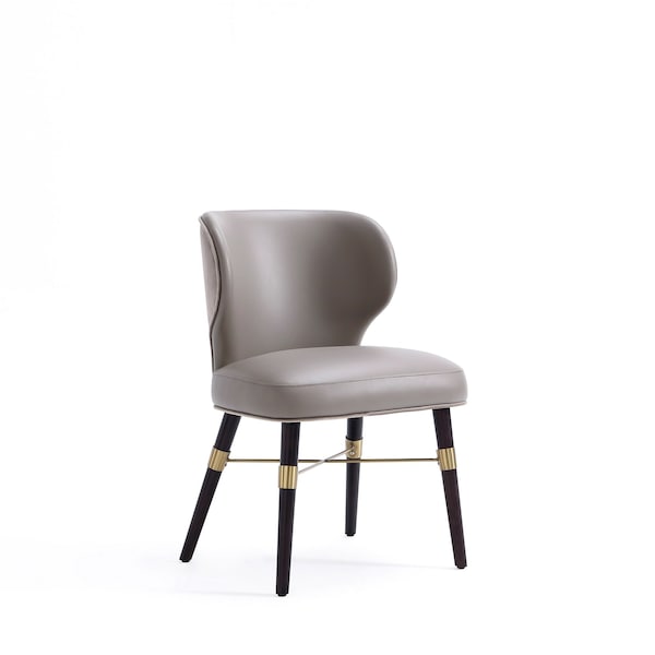 Manhattan Comfort Modern Strine Dining Chair Upholstered in Velvet and Leatherette-Set of 2 - 2-DC045-DT