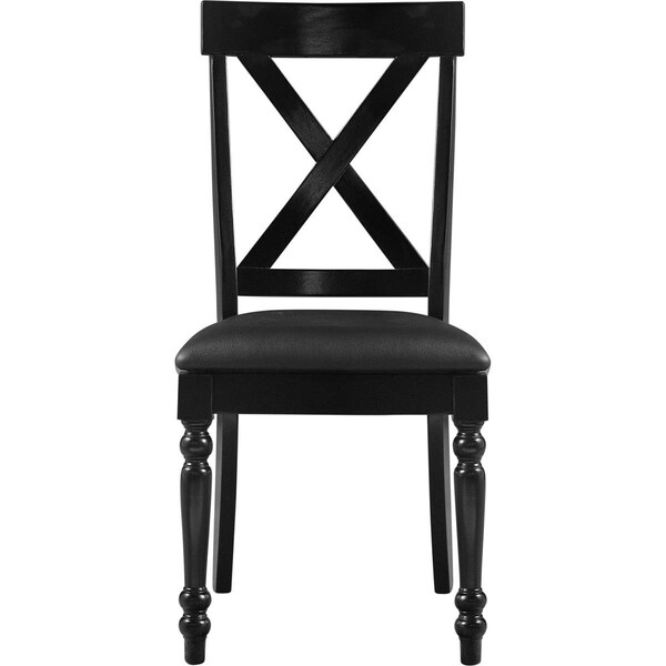 Camden Isle Philippe Dining Chair Set of 2, Black - 164142