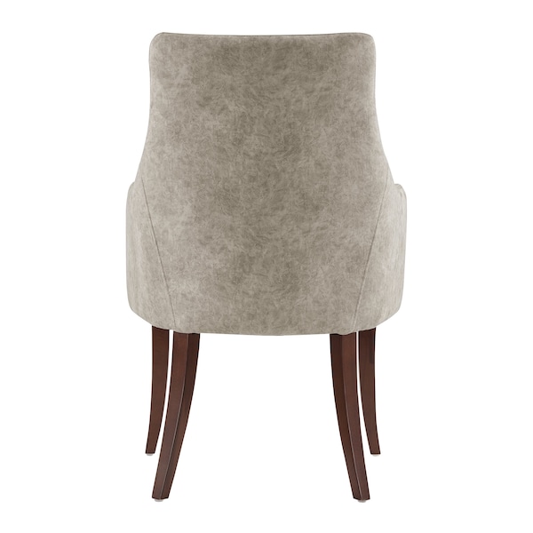 Manhattan Comfort Connie Dining Armchair in Taupe - DC095AR-TP