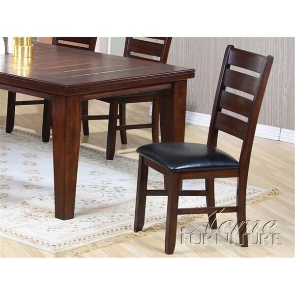Acme Furniture Industry Urbana Side Chair in Cherry, 2PK - 4624