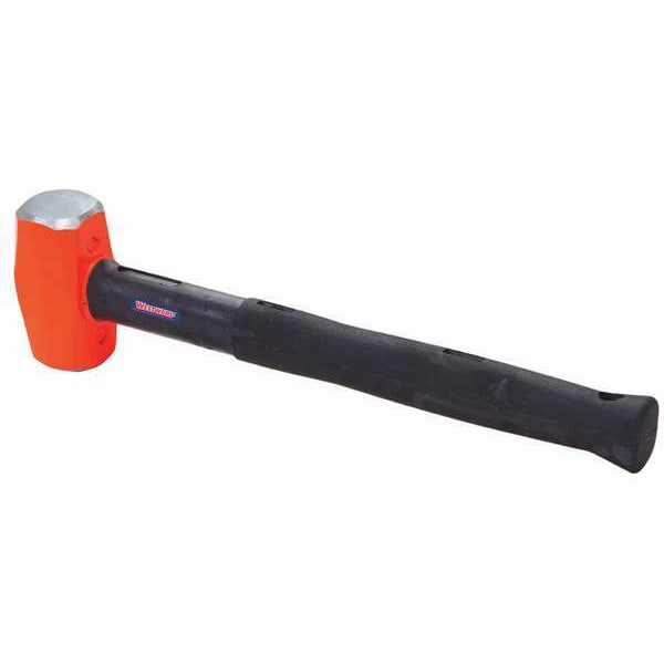 Westward Club Hammer, Blk Handle, 16in.L, Steel Head - 39CF10