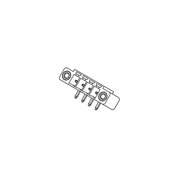 Molex 3.5Mm Euro Header Ra Blk Me 12Ckt - 395061012