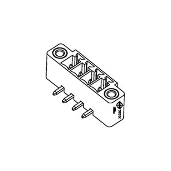 Molex 3.81 Mm Pitch Eurostyle Horizontal Pcb Header, With Threaded Retention Insert - 395161012