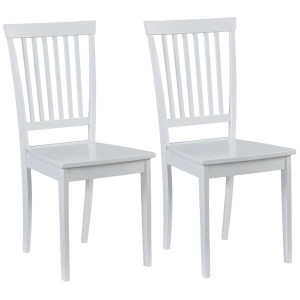 Progressive Furniture Southport Dining Chair, White - Set of 2 - D418-61W