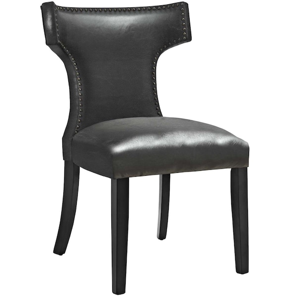 Patio Trasero Curve Vinyl Dining chair - Black - PA1728895