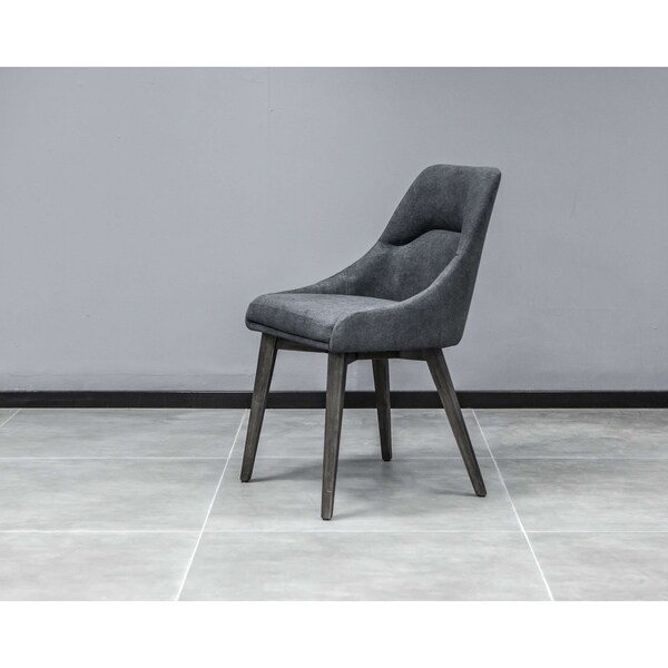 Armen Living Lileth River Upholstered Dining Chair - Set of 2 - LCLHCHTGRV