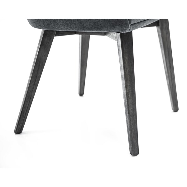 Armen Living Lileth River Upholstered Dining Chair - Set of 2 - LCLHCHTGRV
