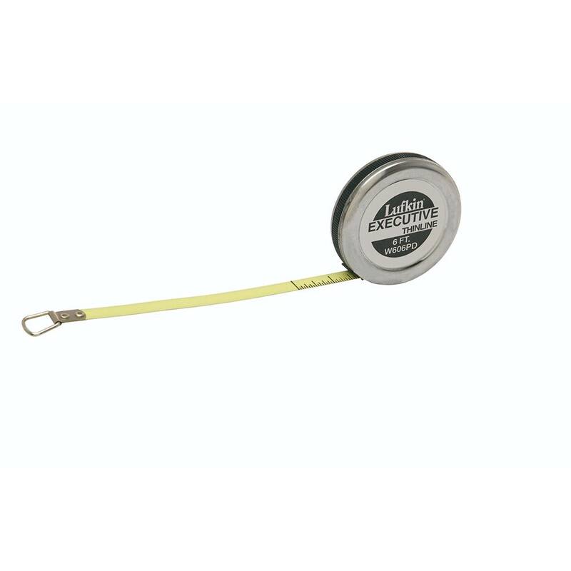 Crescent Lufkin 1/4 in. x 6 ft. Executive Diameter Engineer's Tape Measure (6-Piece) - W606PD4PCC