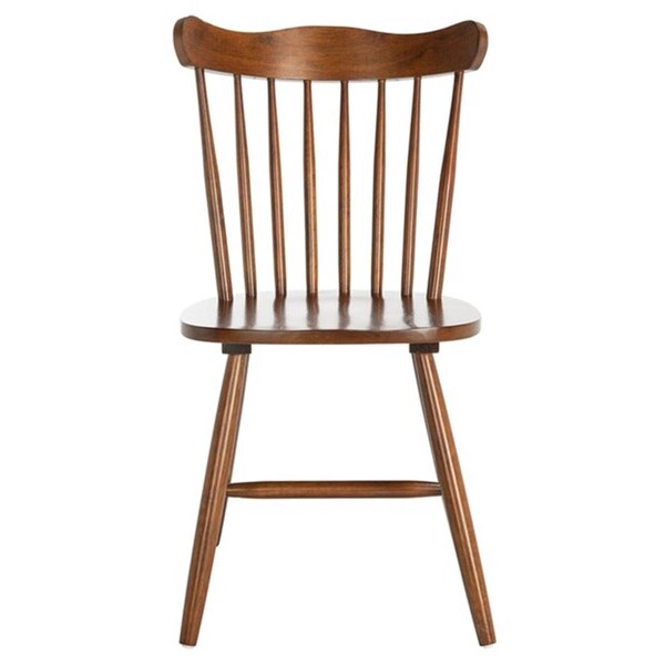 Safavieh Reeves Dining Chair, Walnut - Set of 2 - DCH1400A-SET2