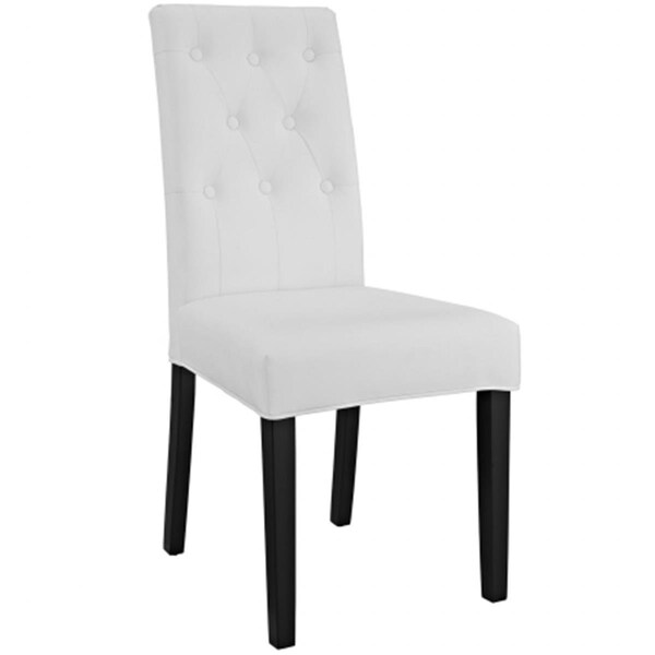 East End Imports Confer Dining Side Chair- White - EEI-1382-WHI