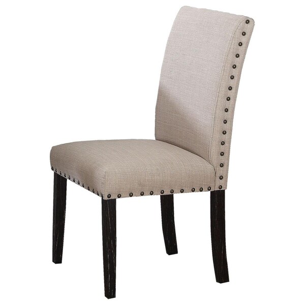 Best Master Furniture Antique Black Dining Chairs - Set of 2 - 9802 2 PCS SIDE CHAIRS