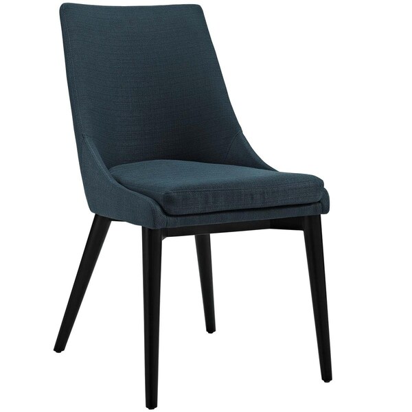 Modway Furniture 34 H x 19 W x 23.5 L in. Viscount Fabric Dining Chair, Azure - EEI-2227-AZU