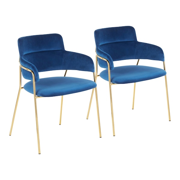 Lumisource Napoli Chair - Set of 2 PR - CH-NAPOLI AUVBU2