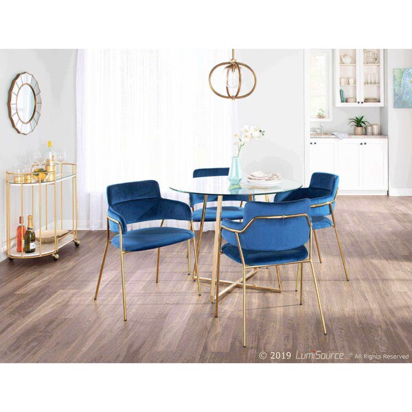 Lumisource Napoli Chair - Set of 2 PR - CH-NAPOLI AUVBU2