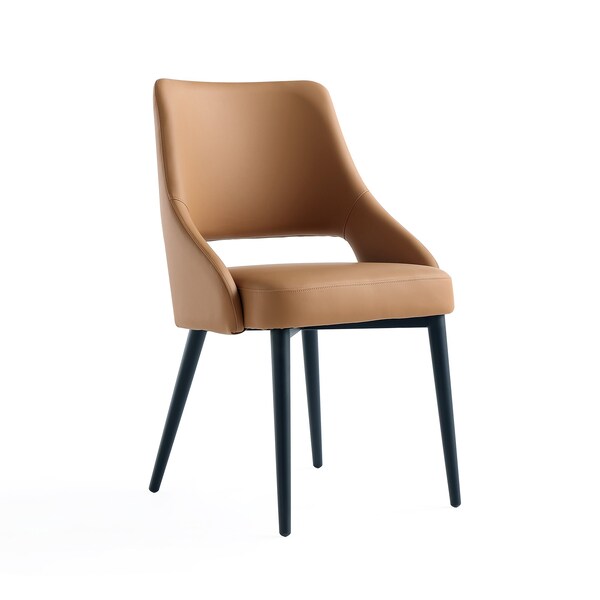 Manhattan Comfort Tremont Dining Chair in Saddle - DC104-SD
