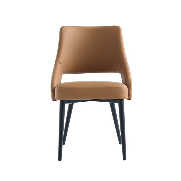 Manhattan Comfort Tremont Dining Chair in Saddle - DC104-SD