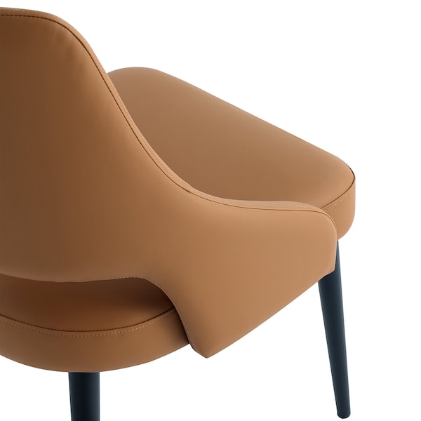 Manhattan Comfort Tremont Dining Chair in Saddle - DC104-SD