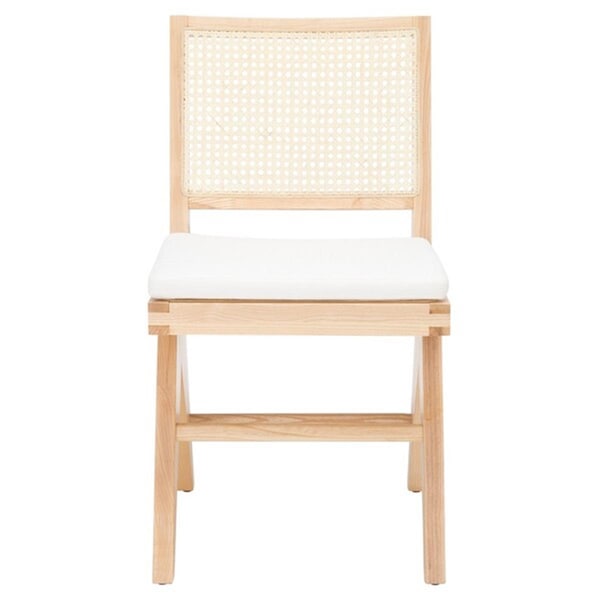 Safavieh Colette Rattan Dining Chair, Natural, 2PK - SFV4132B-SET2
