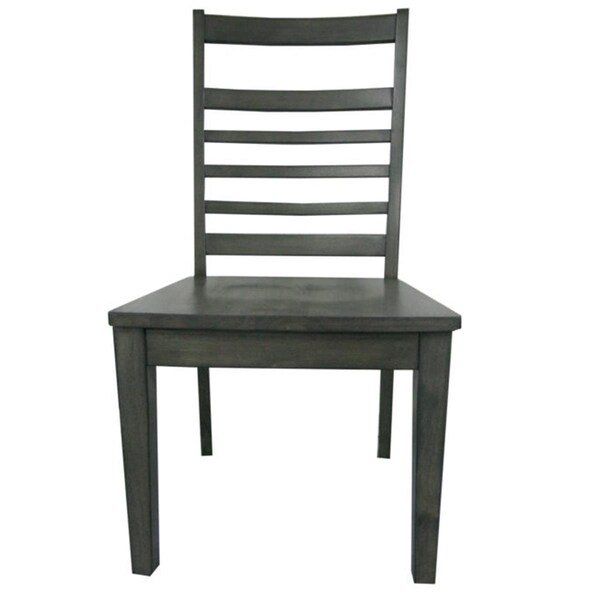 Fine-Line Shades of Gray Large Wood Dining Chair - FI3211451