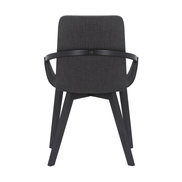 Armen Living Greisen Modern Charcoal Wood Dining Room Chair - LCGRCHCH