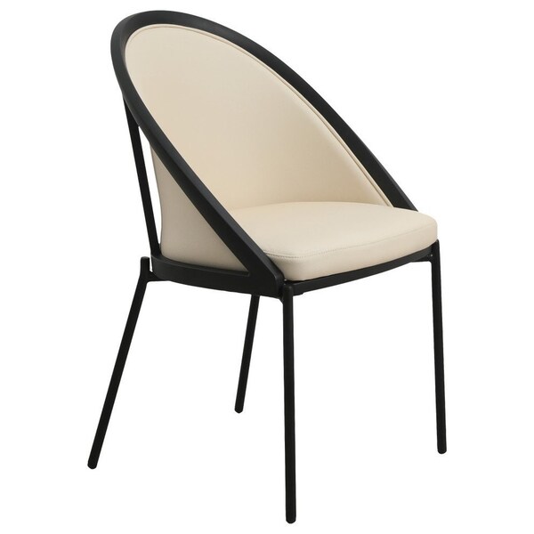 Leisuremod Urbane Collection Modern Dining Chair in Toupe - UC21TP