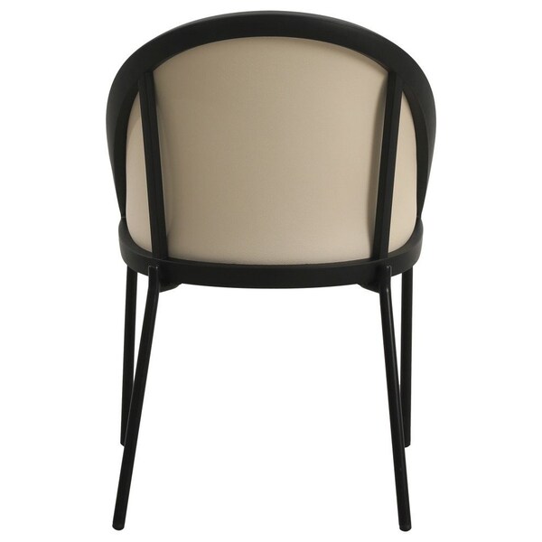 Leisuremod Urbane Collection Modern Dining Chair in Toupe - UC21TP