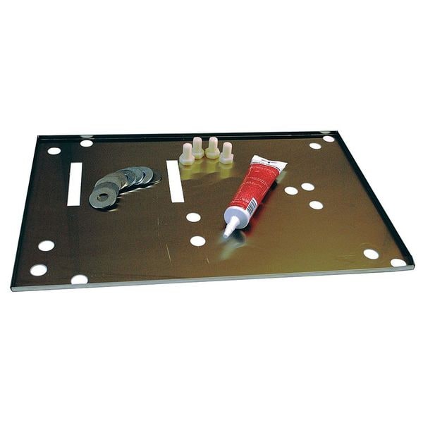 Ice-O-Matic Floor Mount Kit, Stainless Steel, 20in.W - KADA-20