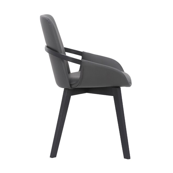 Armen Living Greisen Modern Gray Wood Dining Room Chair - LCGRCHGR