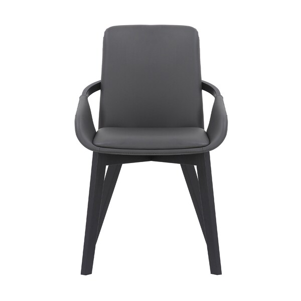 Armen Living Greisen Modern Gray Wood Dining Room Chair - LCGRCHGR