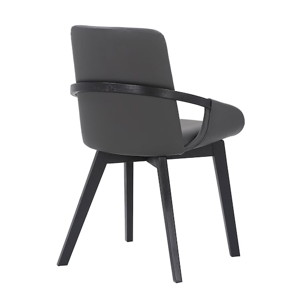 Armen Living Greisen Modern Gray Wood Dining Room Chair - LCGRCHGR