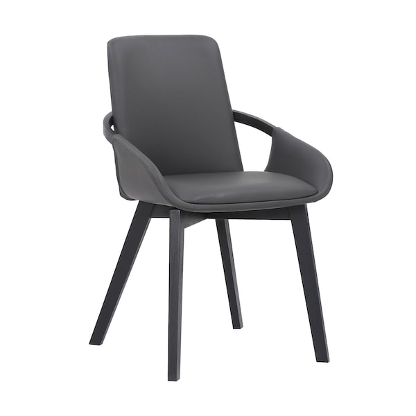 Armen Living Greisen Modern Gray Wood Dining Room Chair - LCGRCHGR