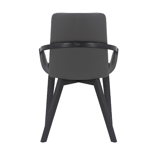 Armen Living Greisen Modern Gray Wood Dining Room Chair - LCGRCHGR