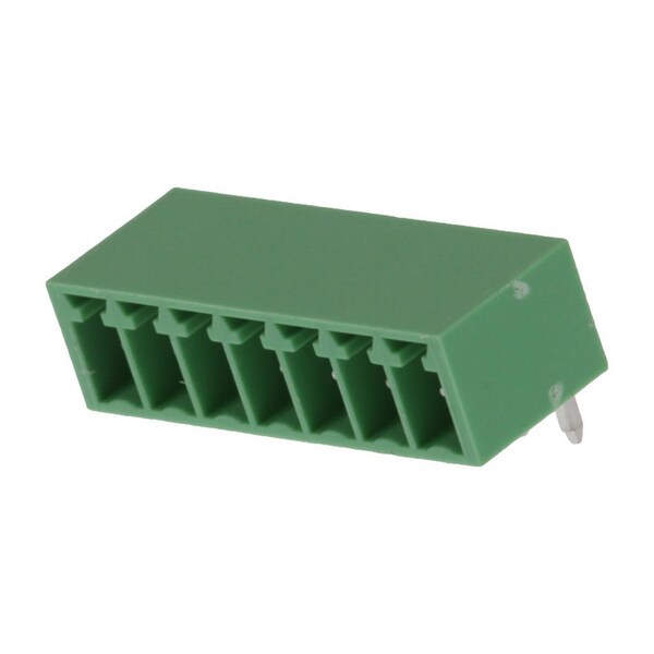 Molex Pluggable Terminal Blocks 3.5Mm Euro Header Ra O Header Ra Grn 7Ckt - 395026007