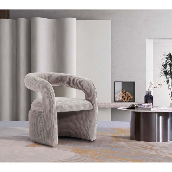 Manhattan Comfort Corvette Dining Chair in Dove - AC068-DO