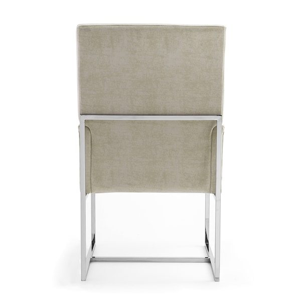 Manhattan Comfort Element 8-Piece Dining Chairs in Champagne - 6-DC2930-OM