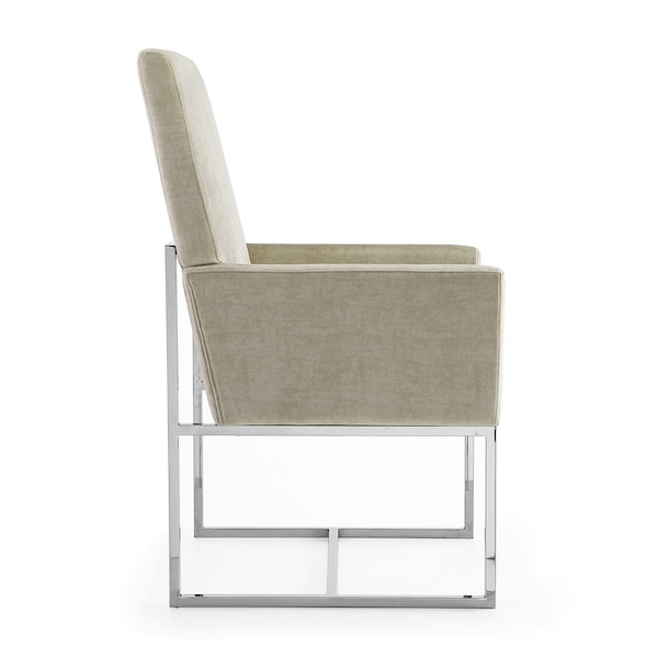Manhattan Comfort Element 8-Piece Dining Chairs in Champagne - 6-DC2930-OM