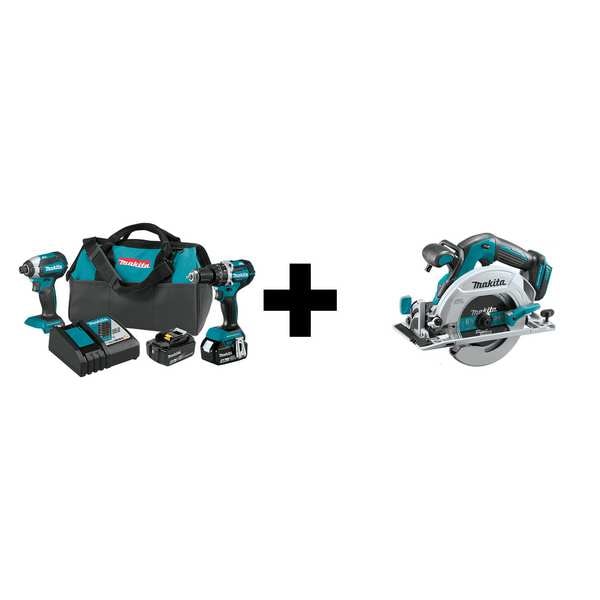 Makita LXT 18V Brushless 2pc Combo Kit (4.0Ah) - XT269M + XSH03Z