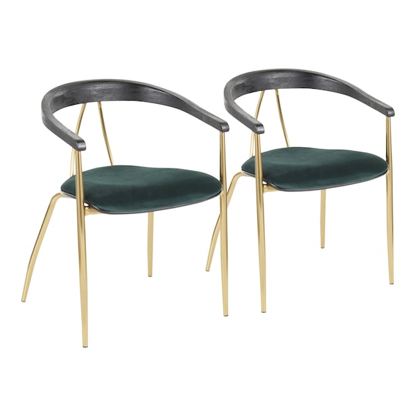 Lumisource Vanessa Chair - Set of 2 PR - CH-VNESA AUVGN2