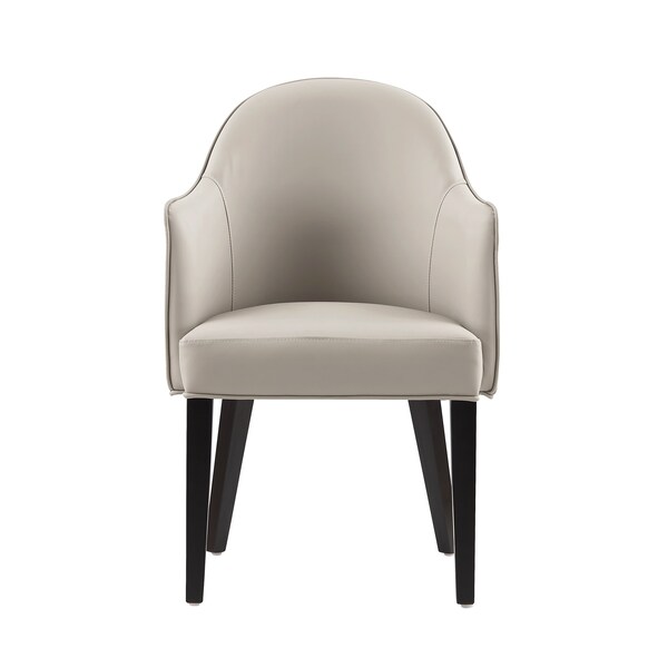 Manhattan Comfort Hillman Dining Armchair 2.0 in Light Grey - DC087AR2-LG