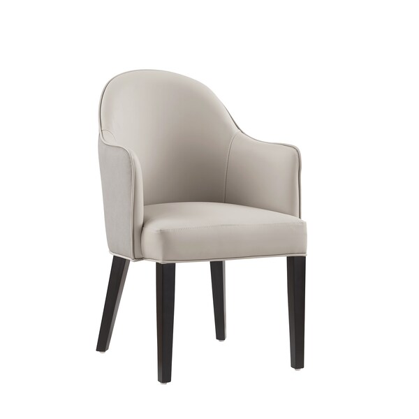 Manhattan Comfort Hillman Dining Armchair 2.0 in Light Grey - DC087AR2-LG