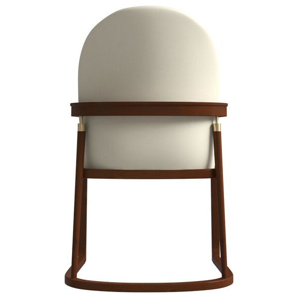 Leisuremod Svelta Elegant Wooden Dining Chair in Cream - SC58CR