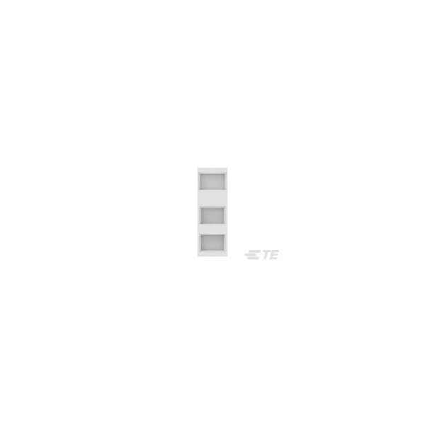Te Connectivity FASTON 187 REC HSG 3 CIR NYLON NAT - 520212-1