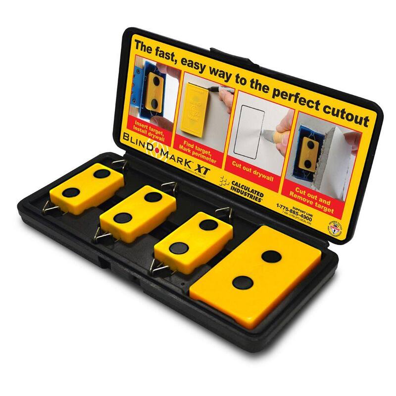 Calculated Industries Blind Mark Drywall Electrical Box Locating Tool Kit (4-Pieces) - BMWK