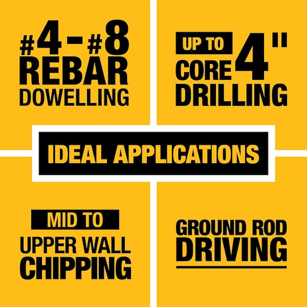 Dewalt 60V MAX* 1-3/4 IN. SDS Max Brushless Combination Rotary Hammer (Tool Only) - DCH614B