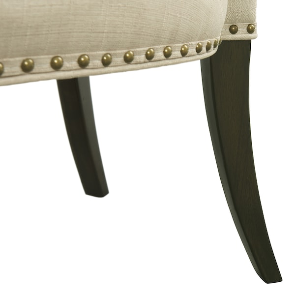 Alaterre Furniture Savoy Upholstered Dining Chairs, Cream Set of 2, PR - ANSV02FDC