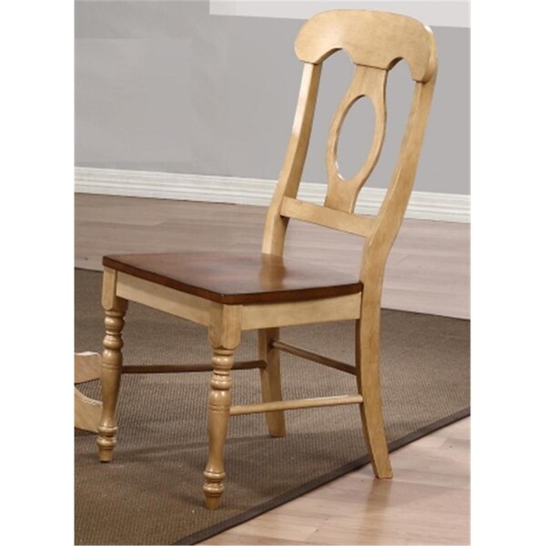 Sunset Trading Sunset Trading Brook Napoleon Dining Chair (Set of 2) - DLU-BR-C50-PW-2