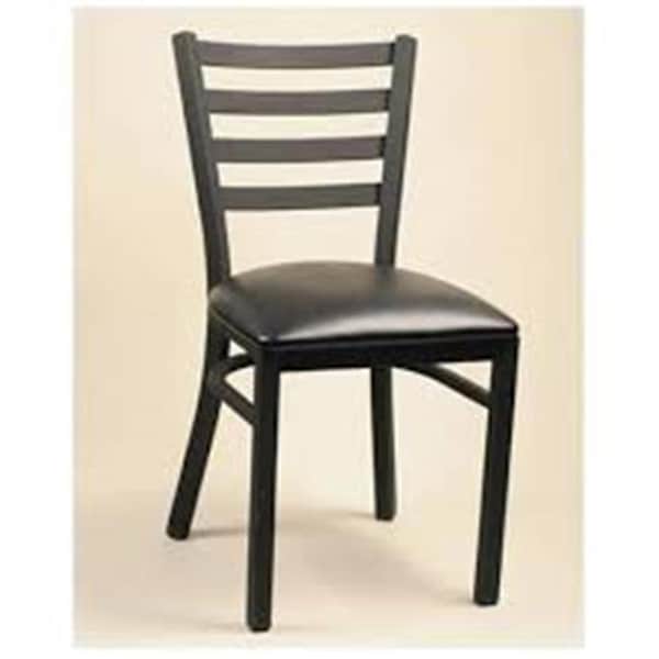 Alston Quality Alston Quality 3637 Wood-BLK Diana Chair With Wood Seat Black - 3637 WOOD/BLK