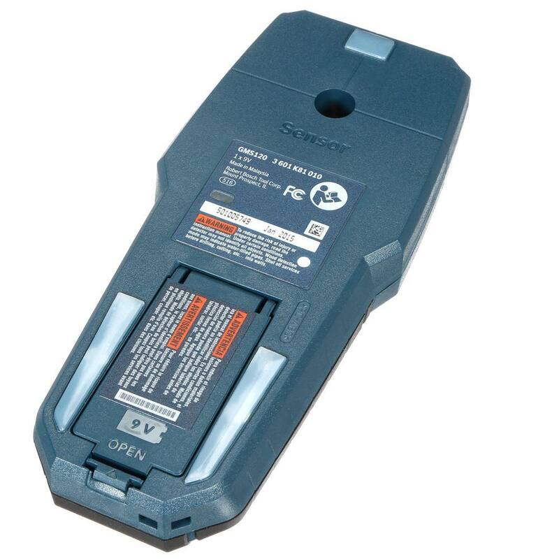 Bosch Digital Wall Scanner with Modes for Wood, Metal, and AC Wiring - GMS120